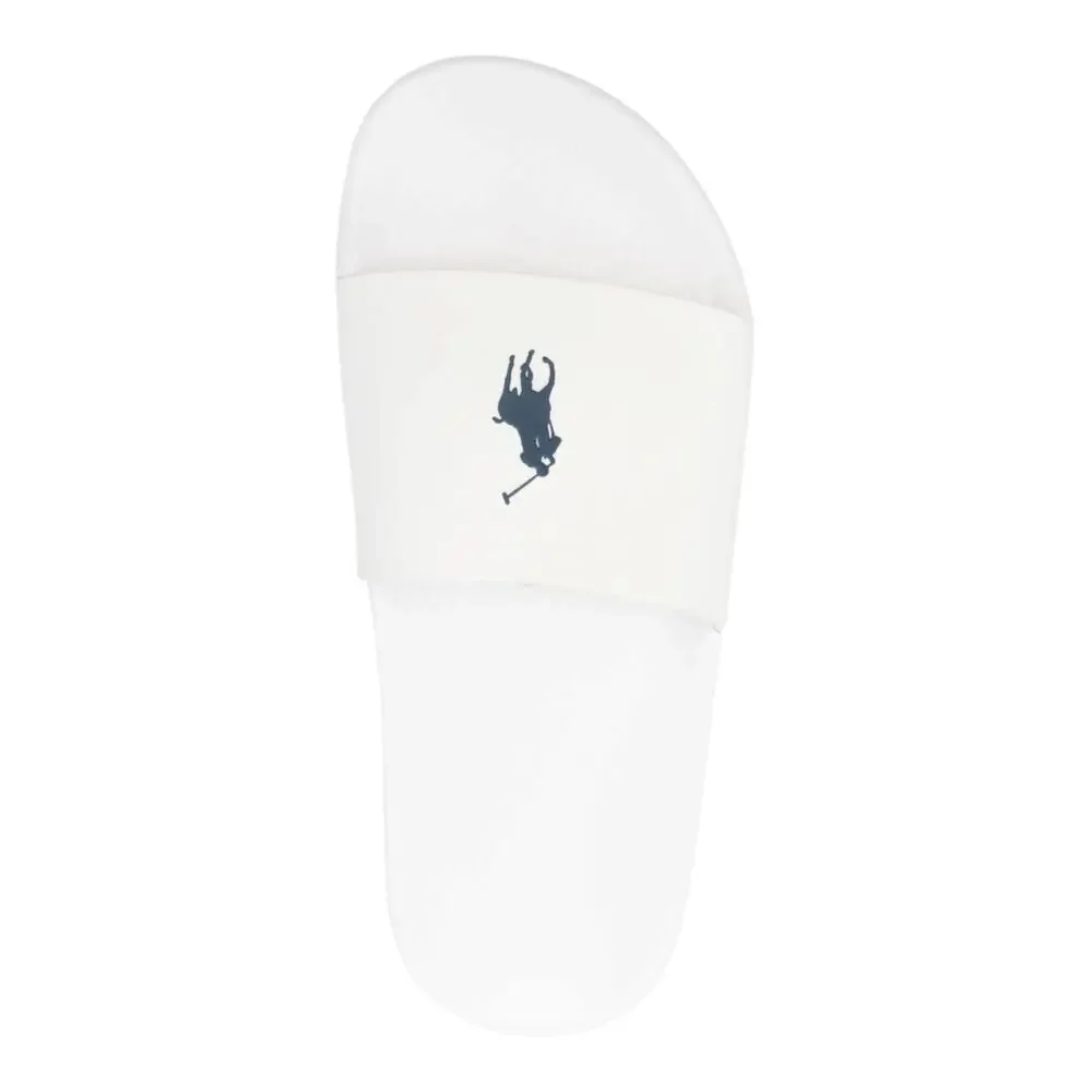 Polo Ralph Lauren Men's Signature Pony Slide Sandals White Size 6